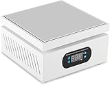 Heizplatte Löten 550W mit LED Mikrocomputer, Vorheizplatte Handy Reparatur für SMD Lötstation, präzise Temperaturregelung 0-400°C, 150x150mm Alu-Platte für Displayreparatur und Labor