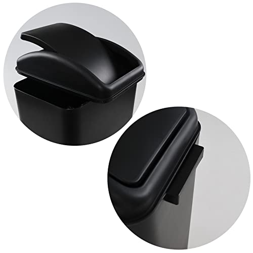 Caneca de basura plástica rectangular 4.5 galones miniatura 4