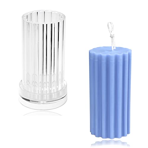 Milivixay Pillar Mold-Height: 4.0 Inch,Diameter:2.0 Inch-Duarable Pc Candle Mold For Making Candles. #TOP7
