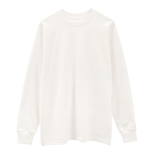 [Hanes] �w�C���Y SHIRO �N���[�l�b�N �����O�X���[�u T�V���c �����Y ���f�B�[�X �C���i�[ ���� ��T HM4-A201 HM4-D201(WH-�z���C�g�AS)