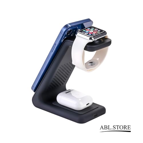 Carregador sem Fio 3 em 1! Compatível com Apple iPhone/iWatch/Pods, iPhone 15 14,13,12,11 (Pro, Pro