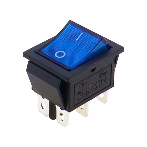 Interruptor basculante KCD4 de 6 pines para solucionar fallos de encendido 5