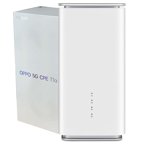 Router 5G CPE T1a con ranura SIM LTE Cat20 WiFi Hotspot Wi-Fi 6 AX1800, hasta 4,07 Gbps, 4 x 4 MIMO, conexión de hasta 32 dispositivos, CTB04 desbloqueado, color blanco