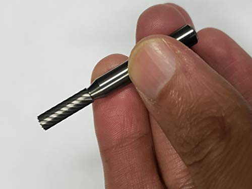 Fresa de carburo SB-14 corte simple 3/16" x 5/8" miniatura 7