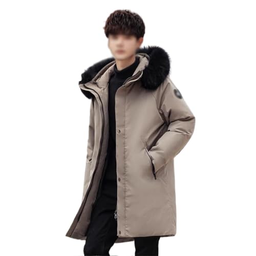 JSEIAJB Down Jacket Male In Winter Long Money Add Thick Youth White Duck Down Trend Casual Coat