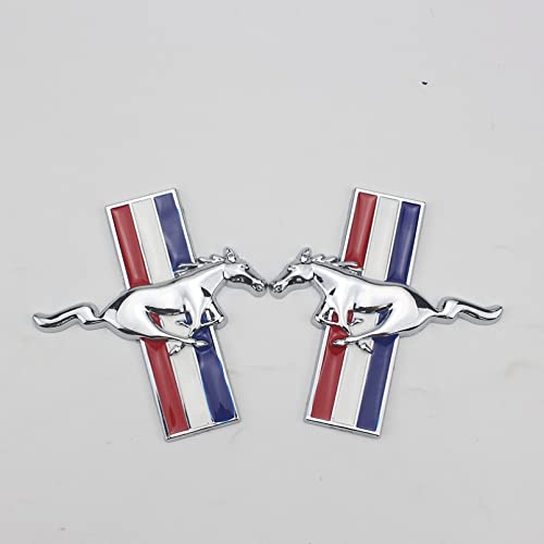 Applicable Au Logo Ford Metal Mustang, Au Logo Latéral, Au Logo De Modification Ford Mustang, À L'Autocollant De Décoration De Voiture, À L'Autocollant De Voiture À Plaque De Feuille