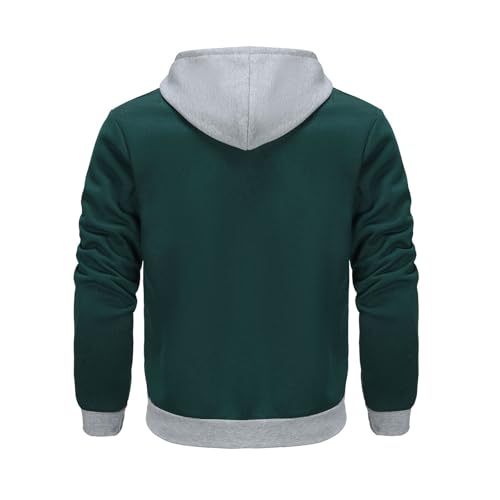 Men's 2025 Fall Winter Lightweight Hooded Pullover Warm Casual Sweatshirt Drawstring Oversized Hoodies Tracksuit2