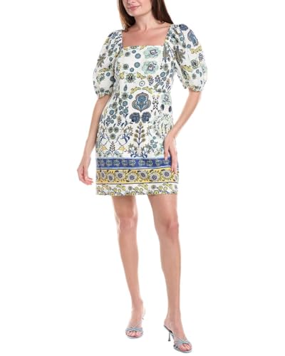 Anne Klein Womens Embroidered Mini Dress