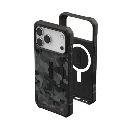 Image of Urban Armor Gear UAG Pathfinder SE Magnetic Compatible, Rugged Shockproof Anti-Slip Military Grade Protective Case /Cover Designed for iPhone 17 Pro Max (2025) - Midnight Camo SE