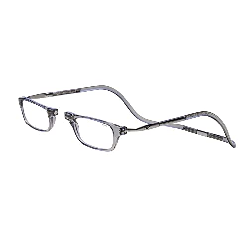 Super Big Clearance! Clic XXL Magnetic Reading Glasses in smoke, +3.00