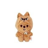 SKZ Plush Cloak Clothes 3.9-inch SK-ZOO Plush Keychain, Cloak Detachable, Soft and Cute, Suitable for Fans (Han Quokka)