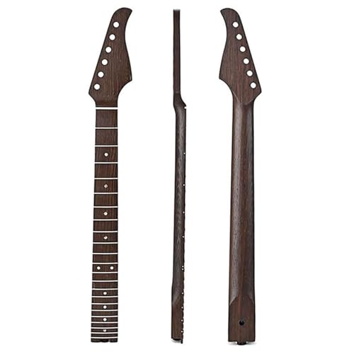DIY Guitar Necks 22 Fret Wenge Neck With Turntable For ST Electric Guitar