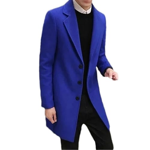 Manteau long mi-saison coupe-vent pour homme look casual business