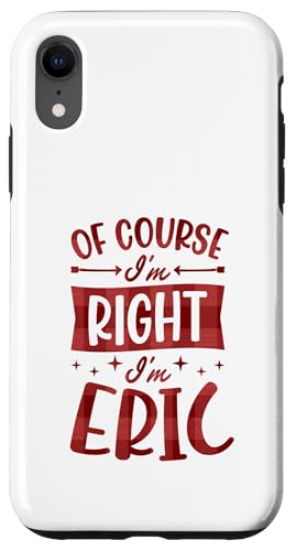 �������I'm Right I'm Eric �p�[�\�i���C�Y ���O �X�}�z�P�[�X iPhone XR �p