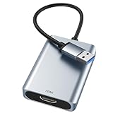 USB to HDMI Adapter, USB 3.0 to HDMI Audio for Multiple Monitors 1080P Video Converter, Support Mac OS,Windows 10/8.1/8/7 Driver Installation Required