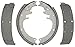 ACDelco Gold 17451R Riveted Rear Drum Brake Shoe Set