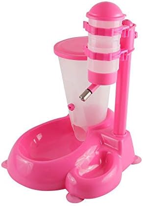 Chalesco Bebedouro Automático com Comedouro para Cães Azul e Rosa