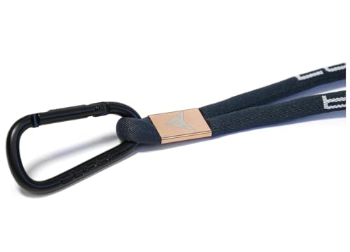 Llavero Cupra Seat con logotipo azul moderno de talla única para organizar llaves 2
