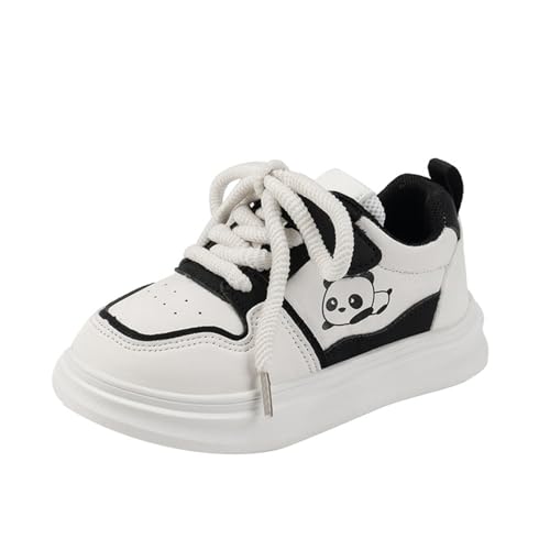 Kids Shoelace Running Sport Shoes Ankle Flat Non Slip Sneaker Baby Boys Girls Panda Light Breathable Fashion Casual Shoes