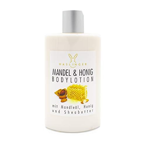 Haslinger Nr. 2484, Mandel & Honig Bodylotion mit Mandelöl, Honig und Sheabutter 200ml