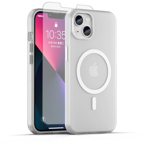 Coque iPhone 13 antichoc compatible MagSafe avec protection d'écran intégrée