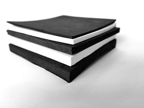 Foam Mart L200 EVA Foam Sheet – 1/2" x 48" x 72" - White – High Density Cosplay Foam, Craft Foam Sheet, Closed Cell EVA Foam for DIY, Armor, Foam Padding, Marine, Insulation & Gym Mats