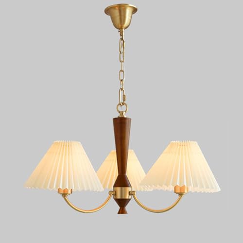 Lustre rétro style ferme pour salon et salle à manger chaleureuse