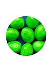 Boston America Dragonball Z Senzu Beans Candy 1 Collectible Korin Drawstring Bag Sour Green Apple Flavored Candy Green, Brown 2 Ounce (Pack of 1)