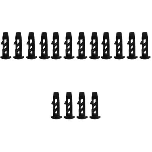 MUCKLILY 4 Juegos Accesorios Para Botes De Basura Pantalla Cubo De Basura Contenedor Con Ruedas Pegatinas Pequeño Lata De Basura Pestillo Papelera De Reciclaje El Plastico Black 4 Uds * 4