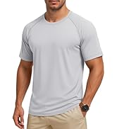 MAGCOMSEN Men's Short Sleeve UPF 50+ Sun Protection Shirts Quick Dry Athletic T-Shirt Hiking Runn...