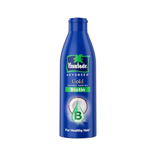 Gold Biotin & Coconut Hair Oil | Deep Nourishment for Fuller Hair| No Paraben or Silicone | 300ml