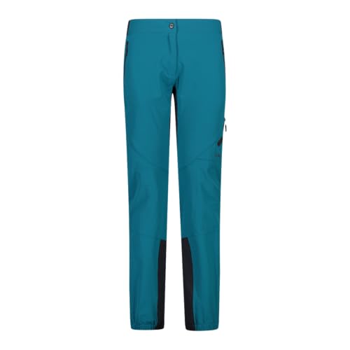 Pantalon pour femme CMP bleu sarcelle stretch contre le vent et l'humidité