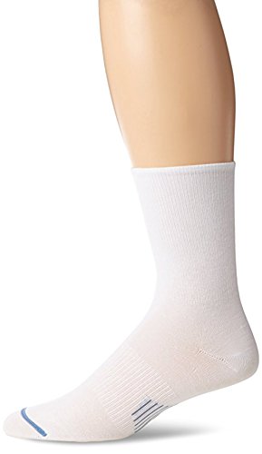 Wrightsock ultra thin crew, small - white with a helica…
