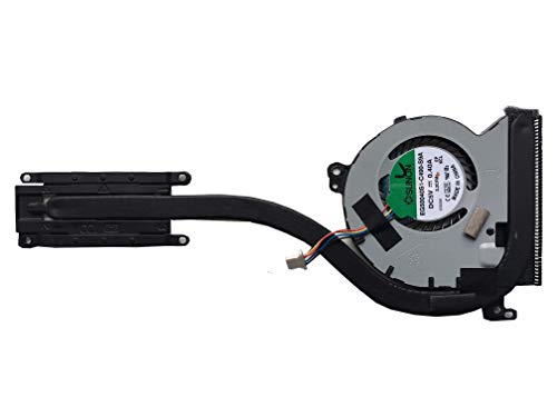 Z-one Fan Heatsink Replacement for Dell Latitude E7250 E7450 Series CPU Cooling Fan Heatsink DP/N 04T1K3 0J3M4Y 4-Wires