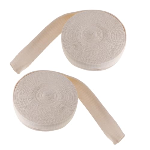 NOLITOY 2 Rolls Tubular Stockinette Cotton Socks Elastic Plaster Socks Stockinette Bandages Skin from Irritation