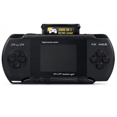 Image of TMG Handheld Game Light 3000- 8 Bit Video Game Console for Kids Boys with Free 2 Games Cassette,Christmas and Birthday Gifts. (Black)