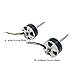 OLDHZTPGQX 1806 23mm Outer Rotor Brushless Electronic Starter 1700KV 3S-6S 1700KV DC 12V-24V High Speed Aircraft Model Tools Engine(A with Screw Hole)