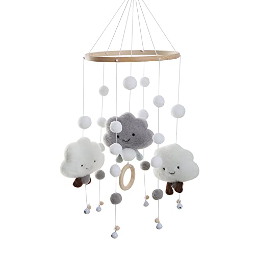 Bamboo Little Baby Nerzdecke – Rosa Wolken-Muster, 120x120 Cm, Superweich, Für Neugeborene & Babys
