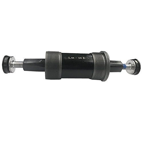 Donsp1986 English Square Bb Bike Bottom Bracket Set,Square Taper, Aluminum (Black-68X120Mm) #TOP4