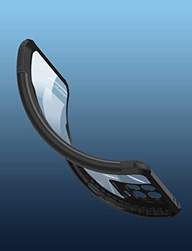 Image of Designerz Hub Transparent Crystal Clear Hard PC Back Case with TPU Bumper, Military-Grade Drop Protection, Shockproof Anti-Scratch case Cover for Realme 8i