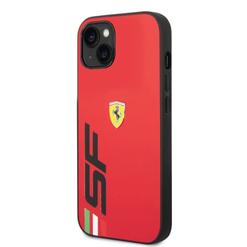 Coque de téléphone iPhone 14 Plus Ferrari durable absorption des chocs rouge - 2