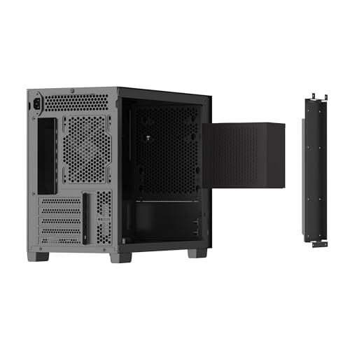 Image of Rosewill Micro ATX Mini Tower PC Case with Pre-Installed 80+ Gold 650W ATX 3.1 Power Supply | 360mm Radiator Support | 1 x USB 3.0 | 1 x USB Type-C | 1 x 120mm PWM Rear Fan | FBM-Z1-650