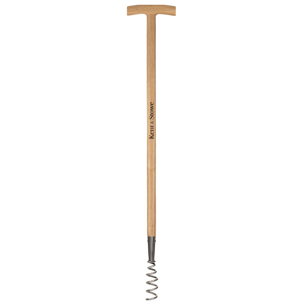 Kent & Stowe Stainless Steel Long Handled Corkscrew Weeder 100% FSC