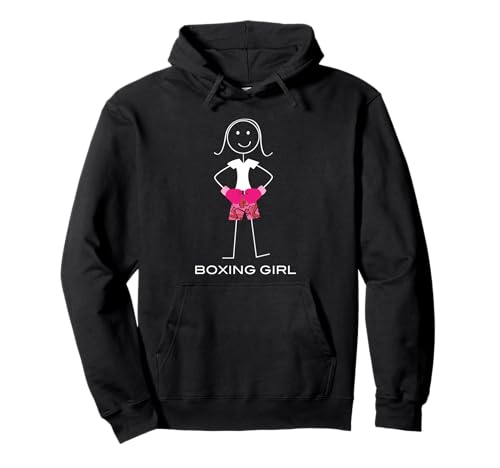 Whyitsme Design - Drôle femmes boxe, boîte, cadeaux de boxeur fille Sweat à Capuche