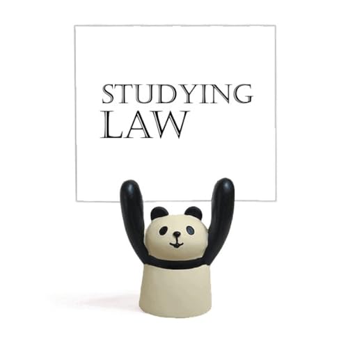 Support de mémo panda pour réviser la loi et mini porte-note