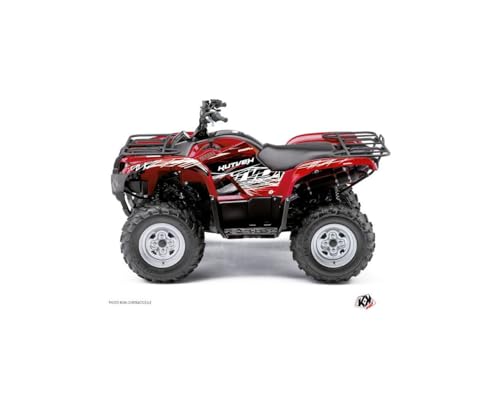 Kit Déco Quad Yamaha 350 Grizzly Rouge Blanc 2006-2018 Eraser