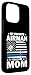 My Favorite Airman Calls Me Mom Flag US Air Force USAF Case for iPhone 15 Pro Max