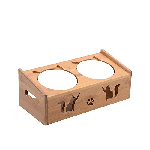 Petsoigné 2x Keramik Näpfe Für Katzen & Hunde - Austauschbare Schalen Set