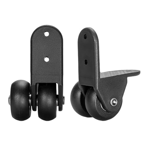 Luggage Suitcase Wheels,Trunk Wheels,1 Pair Replacement Wheels for Suitcases Luggages and Bag Spare Castor Accessories Easy Installation and Removal