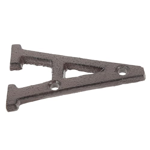 Hemobllo Lettre De Maison En Fonte Vintage Métallique Solide Pour Enseignes Extérieures Décoration Murale Et Boîte Aux Lettres – Style Européen Ancien – Usage Extérieur Polyvalent